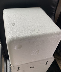 Insulated Foam Shipping Cooler Inner 8 X 6 X 9 Inner Space 11 X 9 X 12 outer