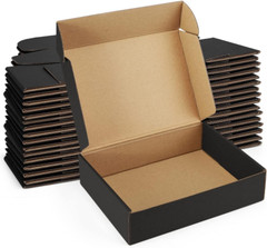 Shipping Boxes Small Mailing Boxes 25 Pack White Black Brown Cardboard Box