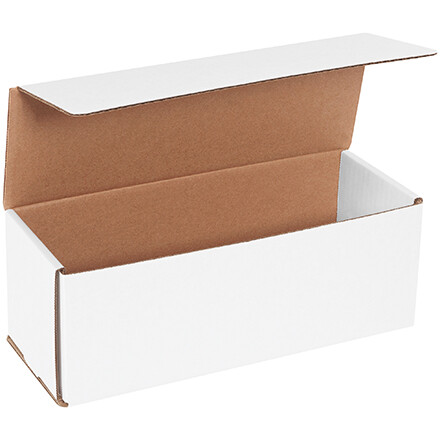 White Corrugated Boxes 11 x 4 x 4″ For Mailing/Shipping ECT-32B 50/Case