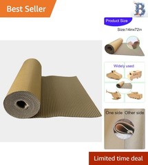 Durable 14×72 Inch Brown Cardboard Roll – Ideal for Shipping & DIY Projects