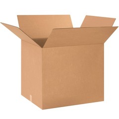 242020 Corrugated Cardboard Box, 24″ L x 20″ W x 20″ H, Kraft, for Shipping, …