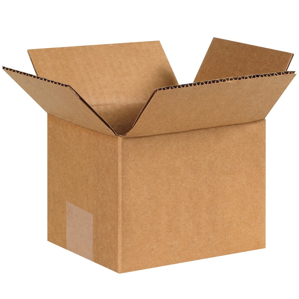 Aviditi 654100PK Corrugated Boxes, 6″ L x 5″ W x 4″ H, Kraft (Pack of