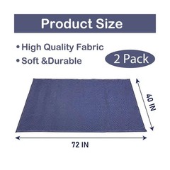 PONGHEI 2 Moving Blankets 40″x 72″ Heavy Duty Packing Blankets for Moving Shi…