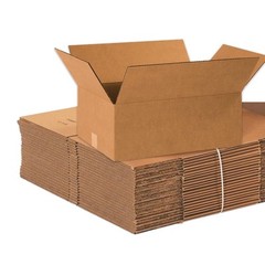 18 1/2 x 12 1/2 x 7 Corrugated Cardboard Boxes, Medium 18.5″L x 12.5″W x 7″H,…