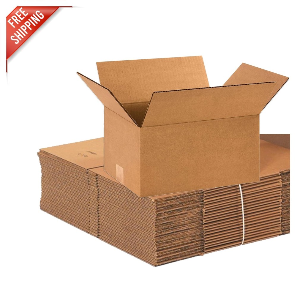 25-Pack 12x9x6 Shipping Boxes – Durable ECT-32 Corrugated for Secure Moving