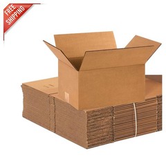 25-Pack 12x9x6 Shipping Boxes – Durable ECT-32 Corrugated for Secure Moving