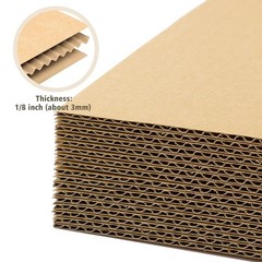 50 Pack Corrugated Cardboard Sheets 5×7 Cardboard Inserts Flat Wholesale