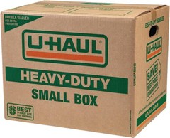 10 Heavy Duty Shipping Storage Boxes 16-3/8×12-5/8×12-5/8 Inch U-Haul Kit