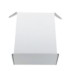 6x6x2 inch Small White Mailers Boxes Pack of 35 Recyclable Corrugated Gift Box