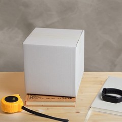 White Shipping Boxes 6x6x6 Inches Small Corrugated Cardboard Boxes, 25 Pack