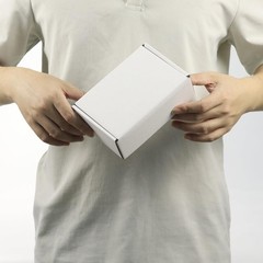 Lightweight 25 Pack White Cardboard Shipping Boxes 6x4x2 Inch – Securely Packing