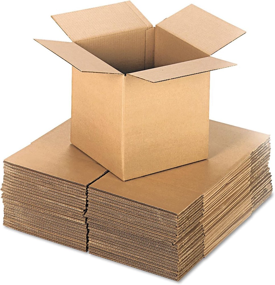 100 Pack Packing Shipping Box 4x4x4 Corrugated Kraft Cardboard Carton Mailers