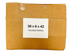 36″ x 6″ x 42″ Cardboard Corrugated Box – SIDE LOADING