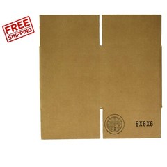 6x6x6 Paper Shipping Boxes (25 Count) – Reliable Shipping Solution for All Needs
