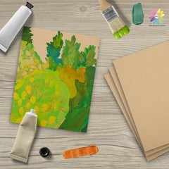 Mat Board Center 50 Corrugated Cardboard Sheets 8×10 Inches Flat Card Board I…