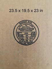 4.5 pallets 270 boxes mixed 23.5 x 19.5 x 23 in. / 23.5 x 19.5 x 20.5 in. used