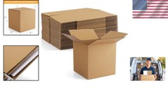 Brand New 5x5x5 Inches Brown Cardboard Mailers 25 Pack