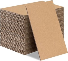 50 Pack Corrugated Cardboard Sheets Flat Hard Cardboard Inserts Back to Schoo…