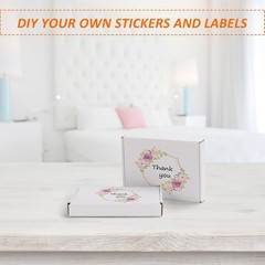 Brand New Shipping Boxes Set of 30 7x5x1 White Corrugated Cardboard Mailer Bo…