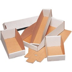 Tape Logic TLBINBIN69 Open Bin Boxes, 6 x 9 x 4 1/2, White (Pack of 25)