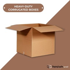 14 x 14 x 14″ Multi-Depth Corrugated Boxes, Brown 25/Bundle ECT-32