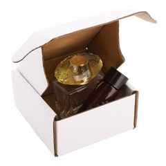 Corrugated Mailer Boxes 75 Pack 4x4x2 Inches Oyster White Shipping Box