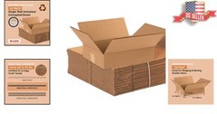 Strong Corrugated Cardboard Boxes – Heavy Duty – 12x10x3, 25 Pack Bundle
