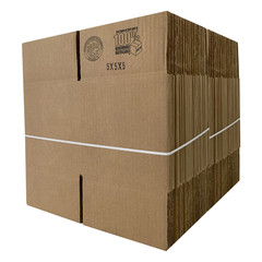 5x5x5 Inch Corrugated Shipping Boxes – 50 Pack