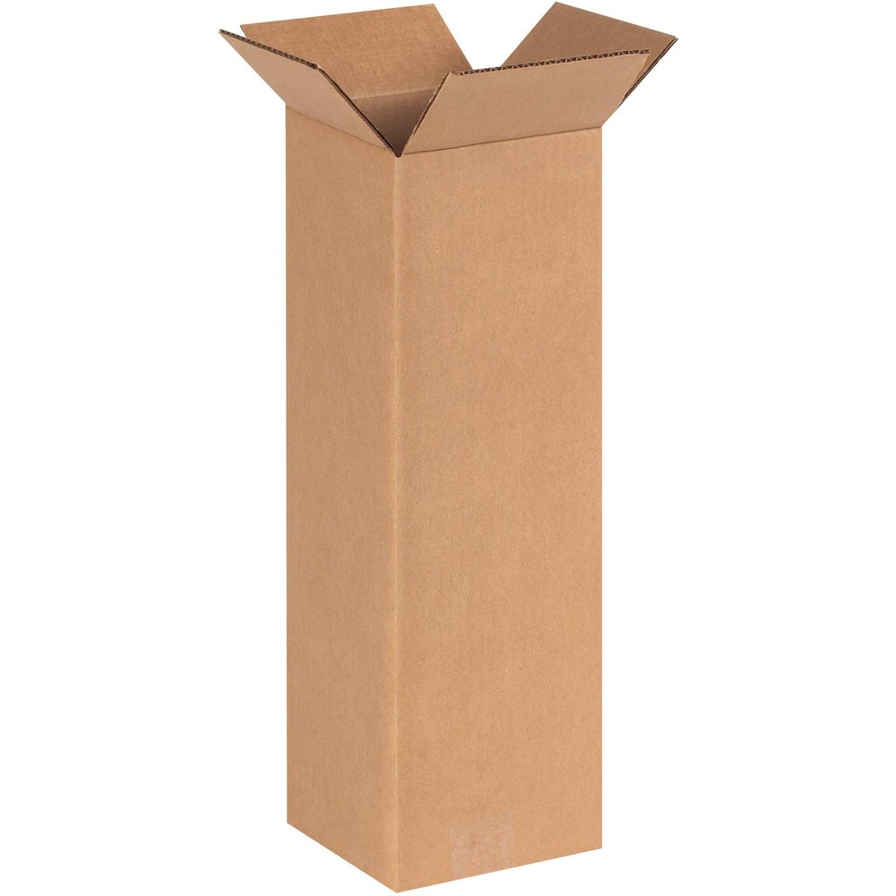 AVIDITI 6x6x18 Tall Corrugated Boxes, Tall, 6L x 6W x 18H, 25 Pack, Kraft