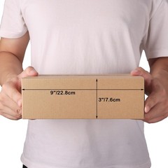 40 Pack 9x6x3 inches Shipping Boxes Small Cardboard Boxes for Packing, Moving…