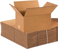 Durable 25-Pack Shipping Boxes 12″L x 9″W x 6″H – Ideal for Packing & Storage