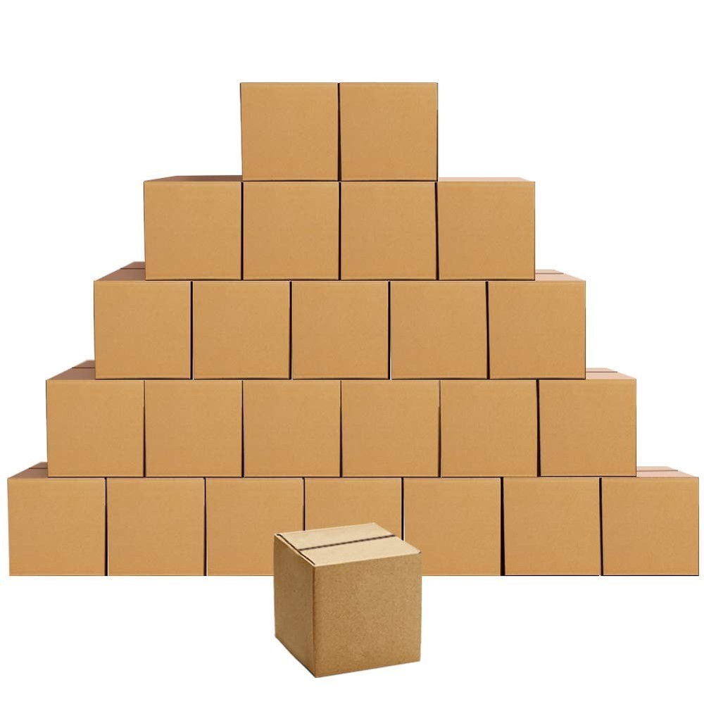Cardboard Boxes 6 x 6 x 6 inches Small Shipping Boxes, 25 Pack
