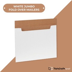 20 x 16 x 1/4″ White Jumbo Fold-Over Mailers ECT-32B 20/Case