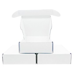6x6x2 Inches White Corrugated Cardboard Shipping Boxes Small Mailer Boxes