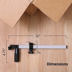 Resizer Tool with Scoring Wheel – Cardboard reducer to Customize Boxes – scor…