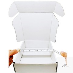 Small White Box 6 x 6 x 2 Inch 50 Pack Recyclable Corrugated Gift Mailers Storag