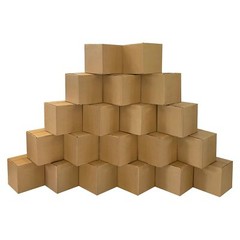 UOFFICE 10 Corrugated Shipping Boxes 18″ x 18″ x 18″ Cube