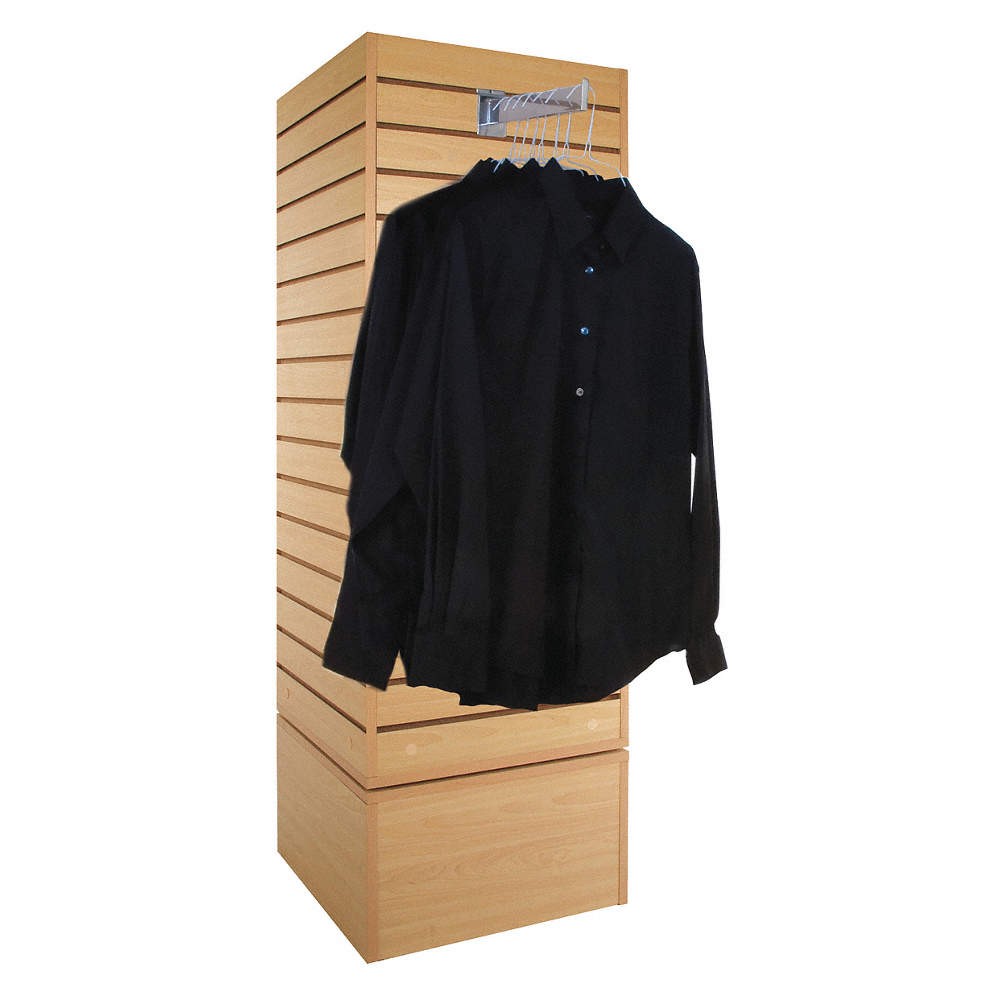 ECONOCO Rotating Slatwall,18inx60inx18in,Maple 45KX91
