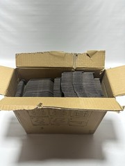 50 Pack Black Corrugated Shipping Boxes 6x4x1