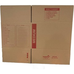 20 – Pack Medium Cardboard Moving Boxes 18x14x12 32 ECT With Handles
