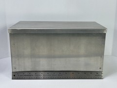 Vintage Handmade Aluminum Project Box 15” X 8” X 8” Made in USA