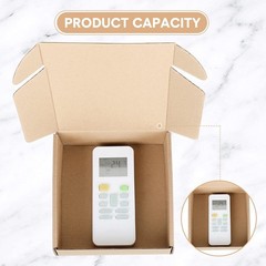 Shipping Boxes 100 Pack 6 x 6 x 2 Inch Corrugated Cardboard Boxes Small Mailing