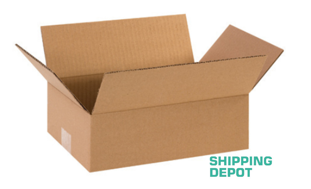 50 ~ 12x8x4″ Corrugated Kraft Cardboard Cartons Shipping Packing Box Boxes
