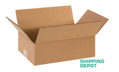 50 ~ 12x8x4″ Corrugated Kraft Cardboard Cartons Shipping Packing Box Boxes