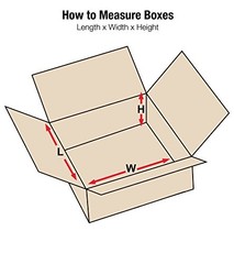 AVIDITI 18 x 12 x 4 Corrugated Cardboard Boxes, Flat 18L x 12W x 4H, Pack of 25
