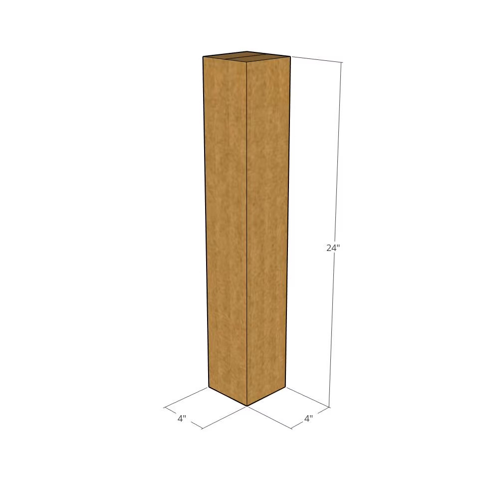 25 4x4x24 Kraft Brown Corrugated Shipping Boxes 32 ECT Single-Wall New
