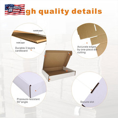 50 Pack 6X4X1” Small Shipping Boxes, Corrugated Cardboard Mailers for Business,