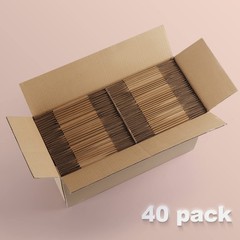 40 Pack Small Cardboard Shipping Boxes 6x4x4 Inches for Moving and Mailing