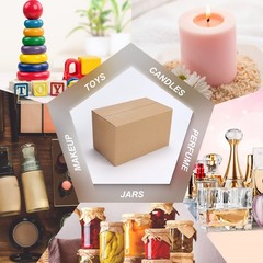 40 Packs 10x6x6 Shipping Boxes Corrugated Cardboard Boxes Shipping Box Bulk f…