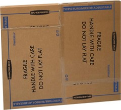 Medium up to 40″ TV/Picture/Mirror Moving Box 4 Pack 37 x 4 x 27 in 7711201)